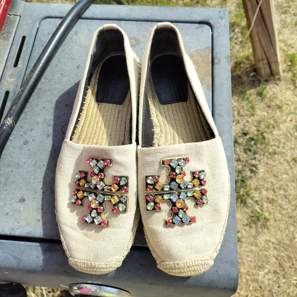 Tory Burch  espadrilles worn once